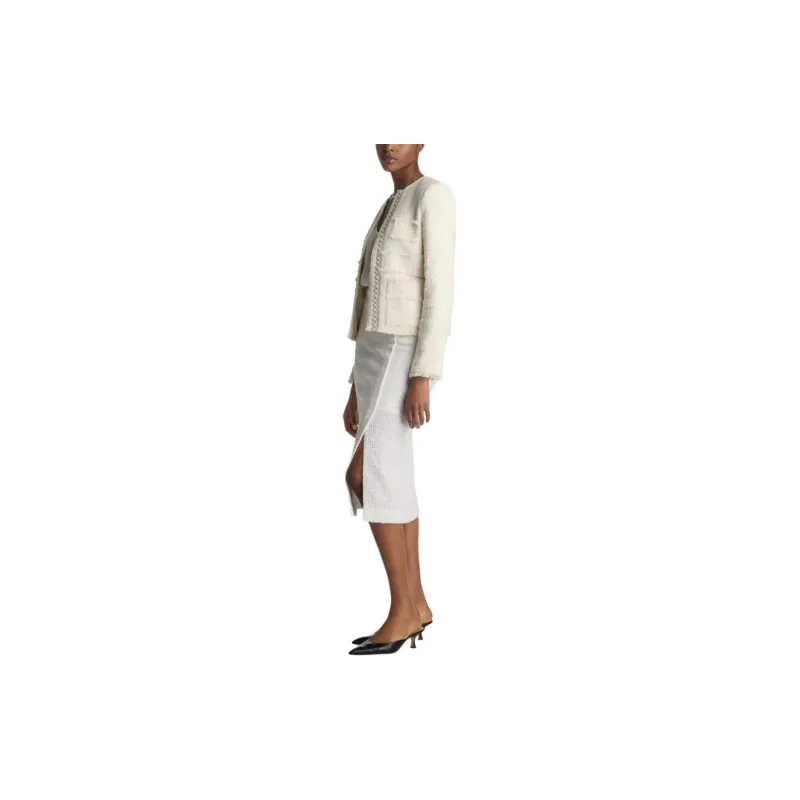 St. John Pearl-embellished Tweed Jacket-3