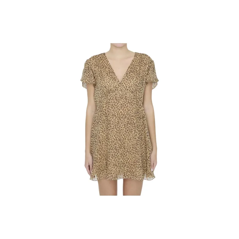 CELINE Leopard Print Mini Dress-1