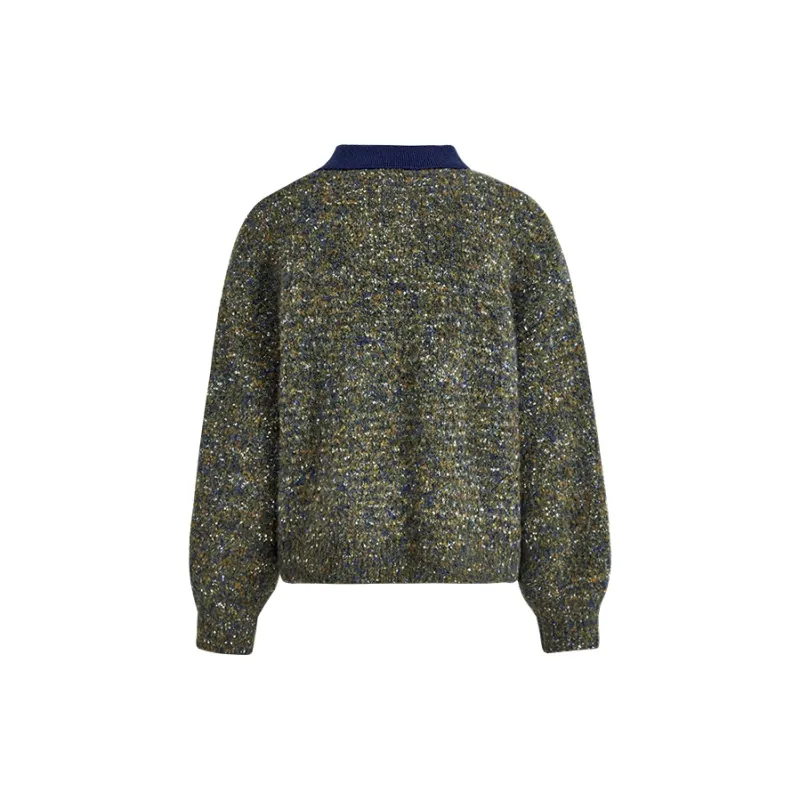 KUOSE Sweater Women's Gray Green-1