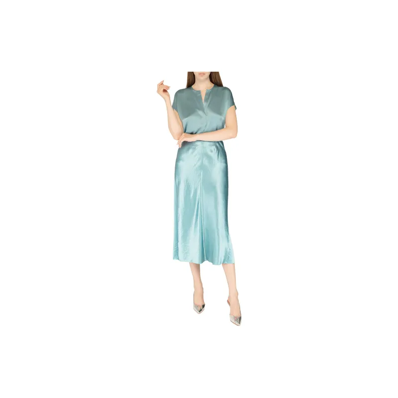VINCE Silk Cap sleeve Blouse-1