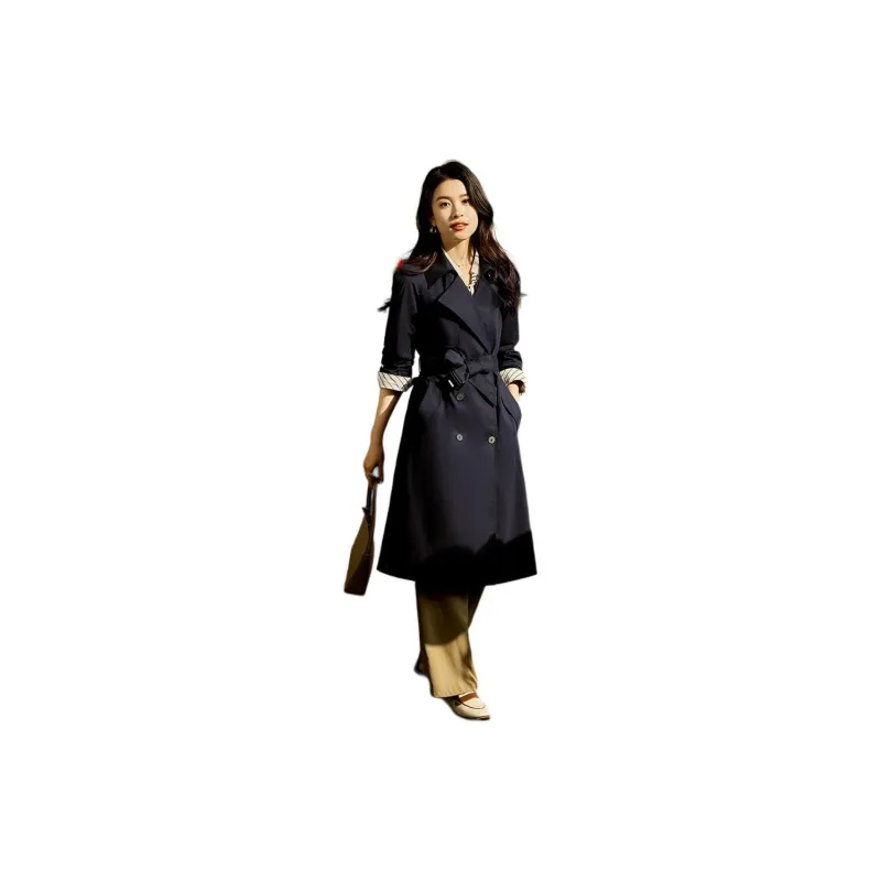 Yi Mengyuan Trench Coat Women's-5