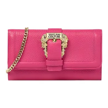 VERSACE JEANS COUTURE Polyester One Shoulder Crossbody Clutches Women's Pink