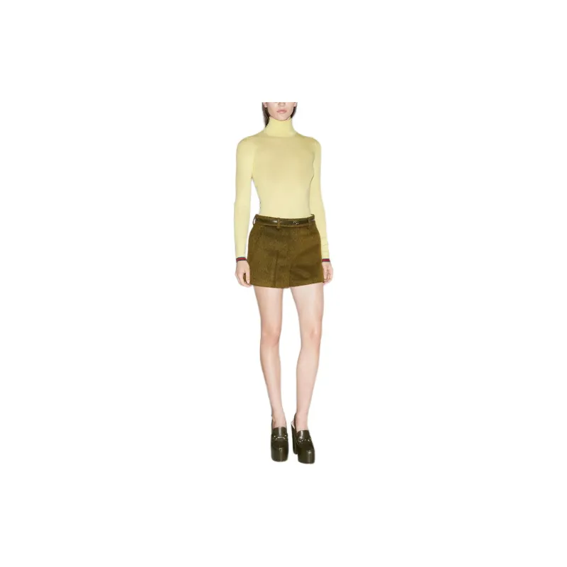 GUCCI FW24 Cashmere Sweater Women's Light Beige-2