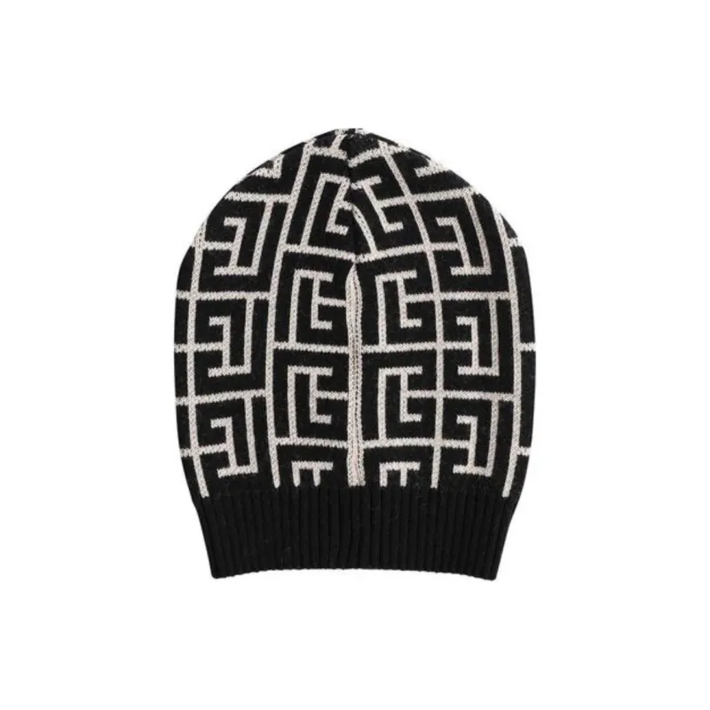 BALMAIN Maxi Monogram Wool Beanie-3