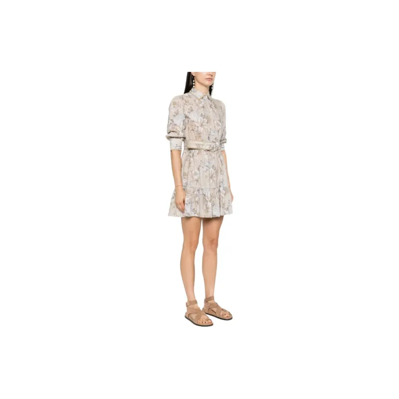 MC2 Saint Barth Hermione Linen Mini Dress-3