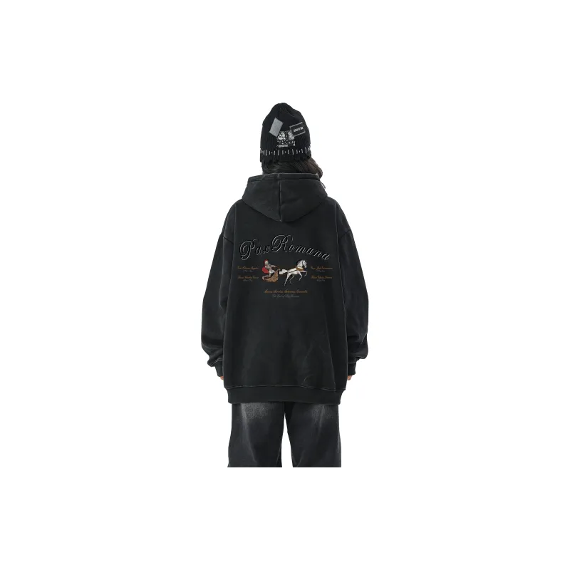 FAKE VINTAGE Sweatshirt Unisex Black-2