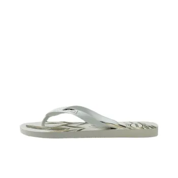 Havaianas Rubber Sole Abrasion Resistant Flip Flops Unisex Gray