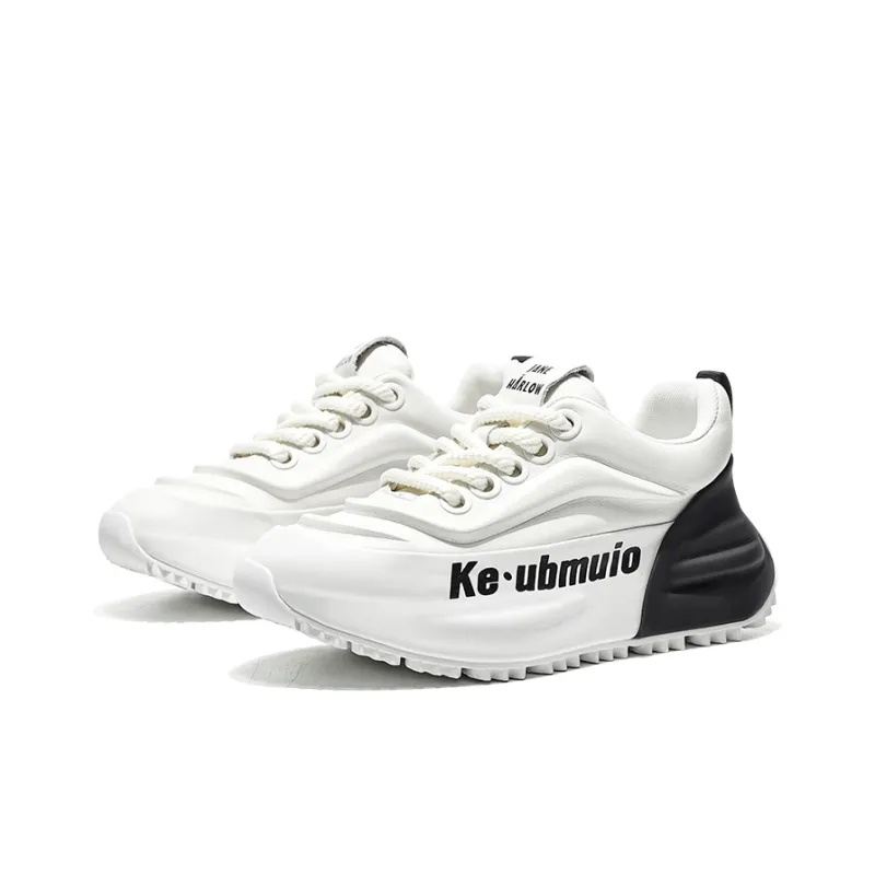 JANE HARLOW Low-Top Casual Shoes Men's White Gray-9