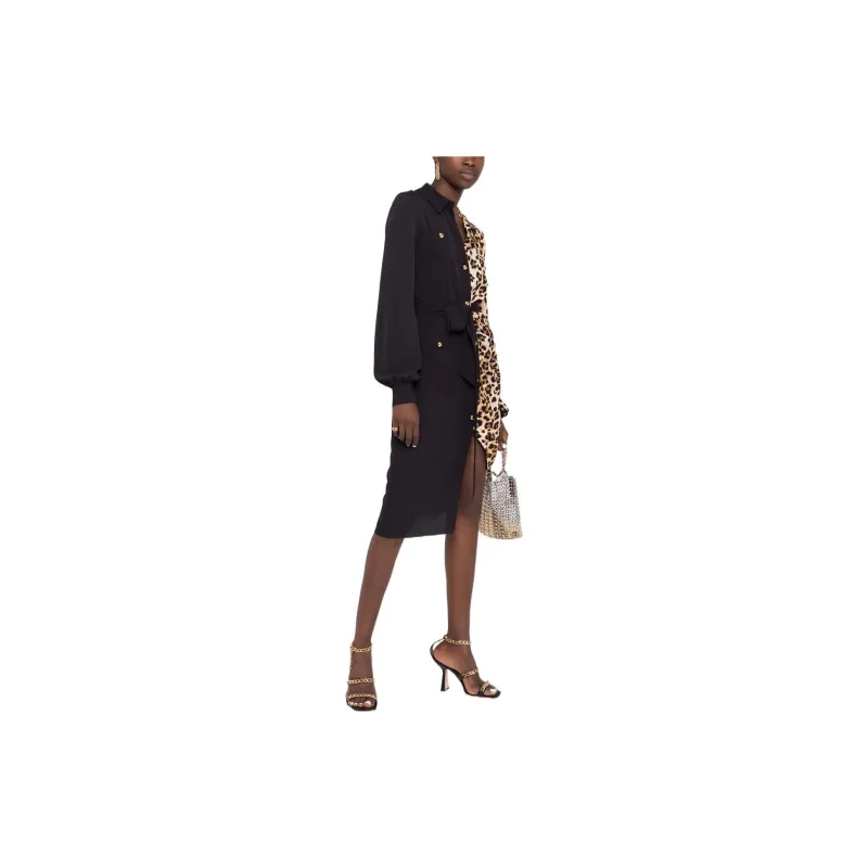 MOSCHINO Long-Sleeved Dresses Women's Black-2