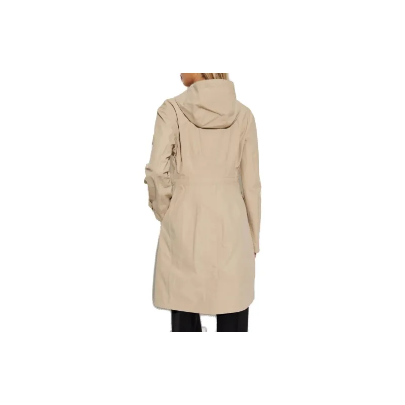Burberry Drawstring Waist Hooded Trench Coat-2