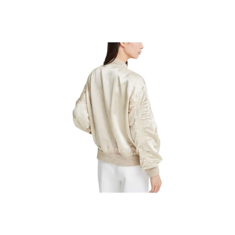 GAP Baseball Jacket Women's Gold Foil-2