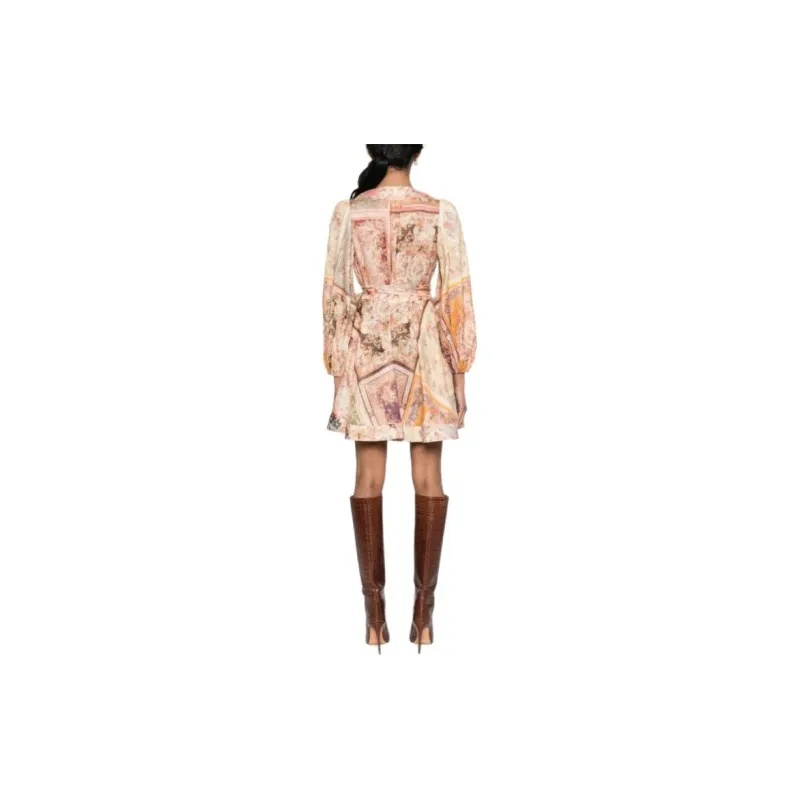 Zimmermann August Wrap Mini Dress-1