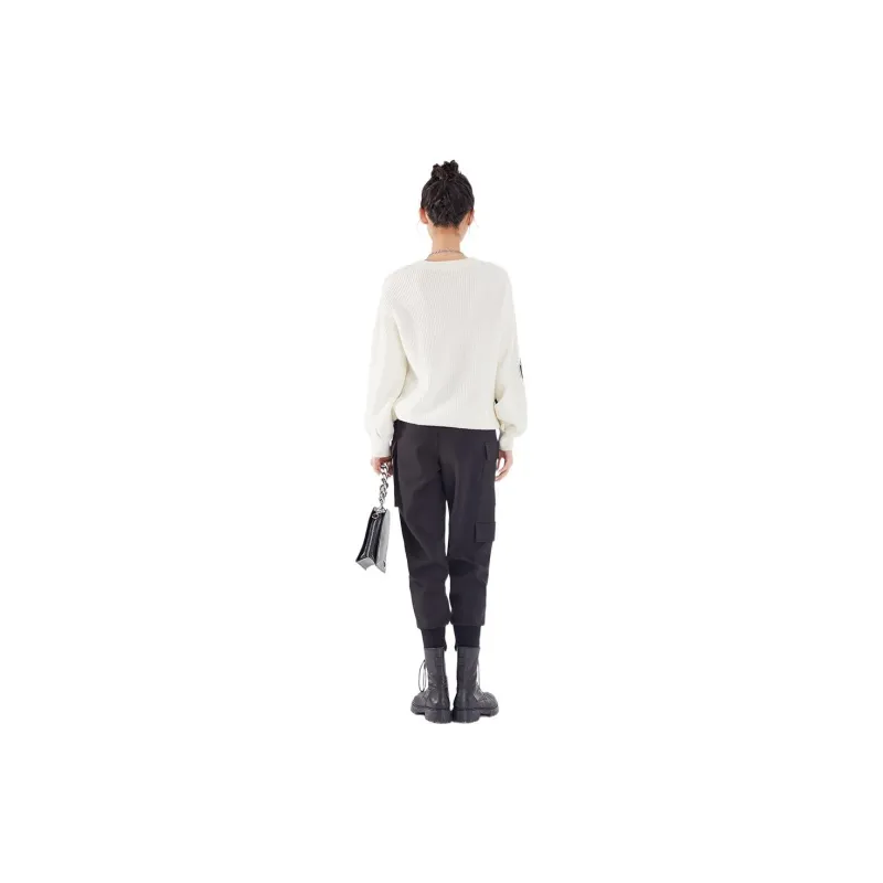 LOFT SHINE Loose Fit Sweater Women's White-2
