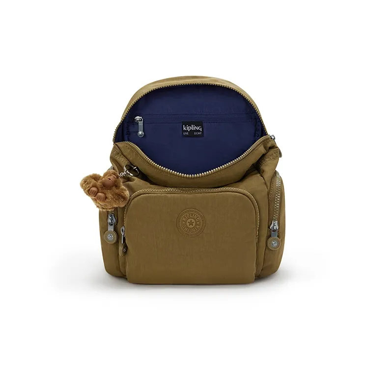 Kipling Polyamide CITY ZIP Collection, Travel, Commute Side Zipper Style Small Size Unisex Multicolor-13