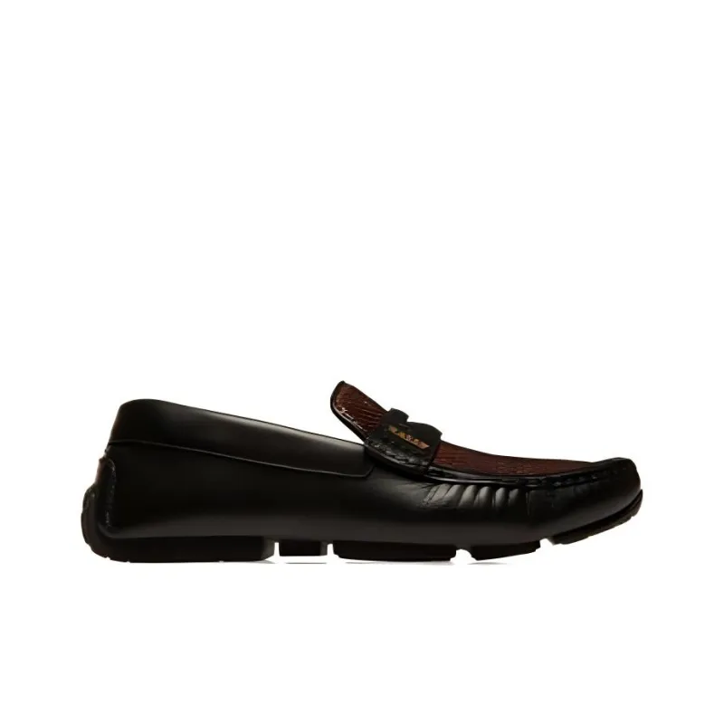 BALLY Men's Casual Shoes Men's Brown Black-1