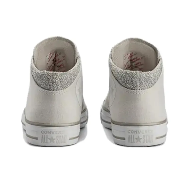 Converse Chuck Taylor All Star Anti-Slip Wear-Resistant Mid-Top Canvas Shoes Women's Beige Gold-4