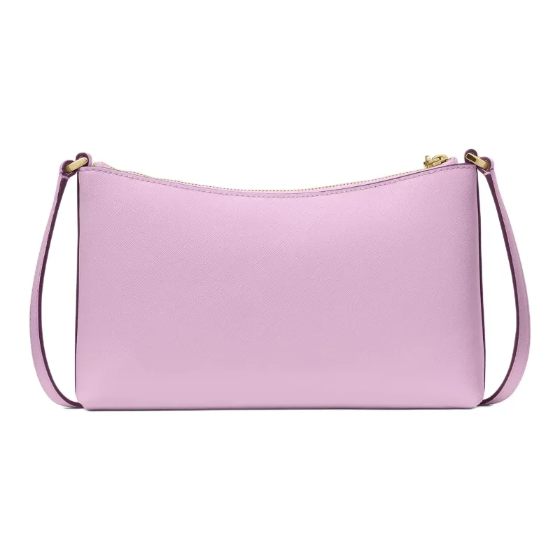 Kate Spade Saffiano Leather Shoulder Bag, Crossbody Bag Trumpets Women's Berry Cream-3