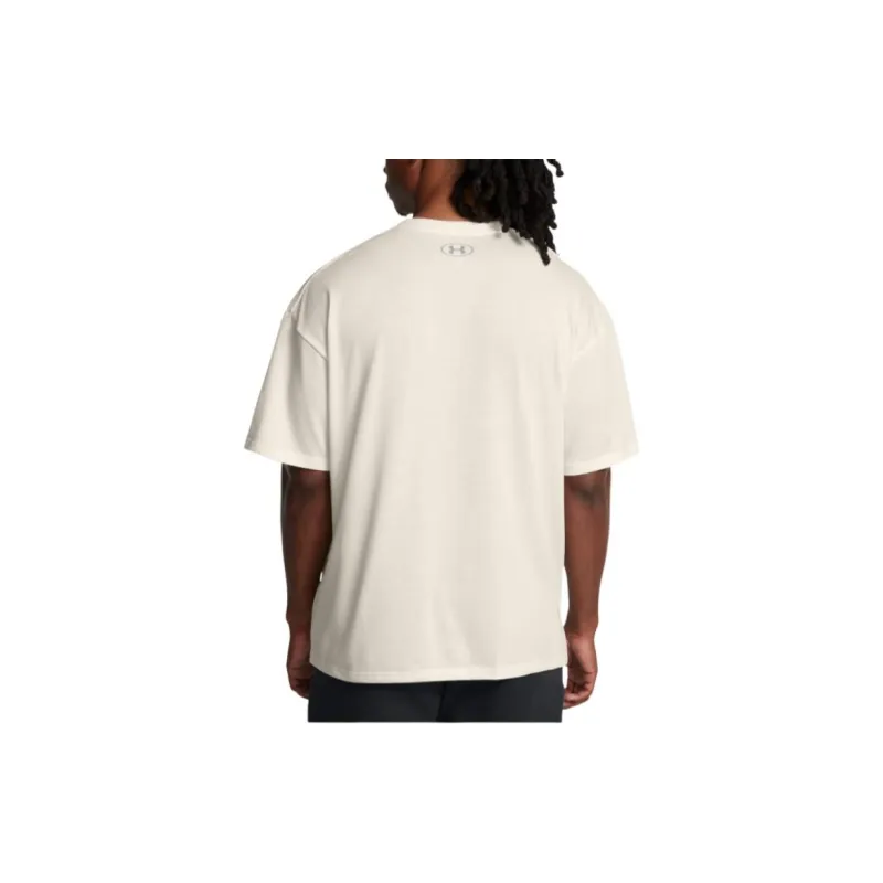 Under Armour CollegiateGameday Heavyweight Performance Cotton Oversized T-Shirt Men's White-3