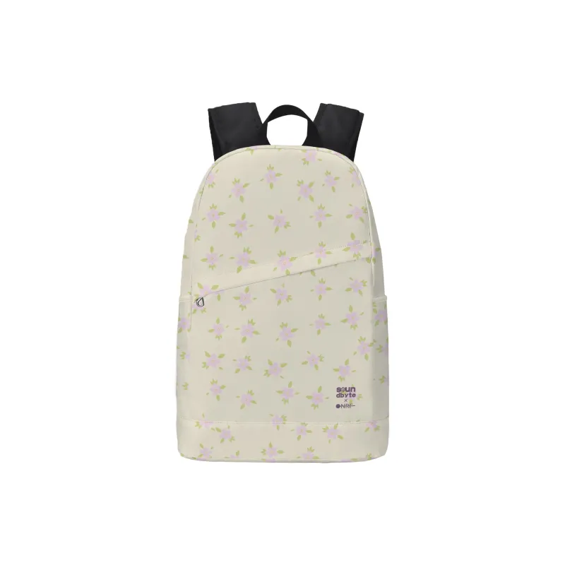 Soundbyte Polyester Students Backpack Regular Unisex Beige Yellow-0