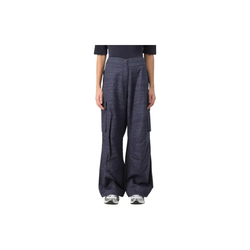 Daily Paper Casual Pants Women's Marine Blue-3