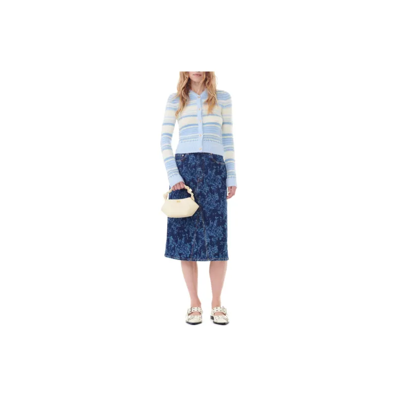 GANNI PF24 Sweater Women's Blue-2