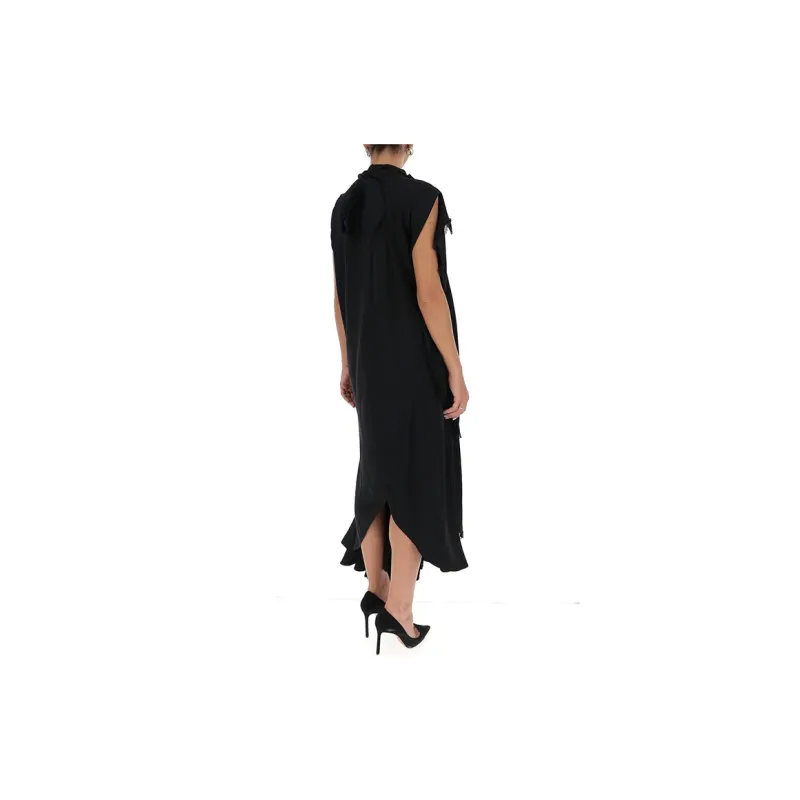 Balenciaga Draped Maxi Dress-3