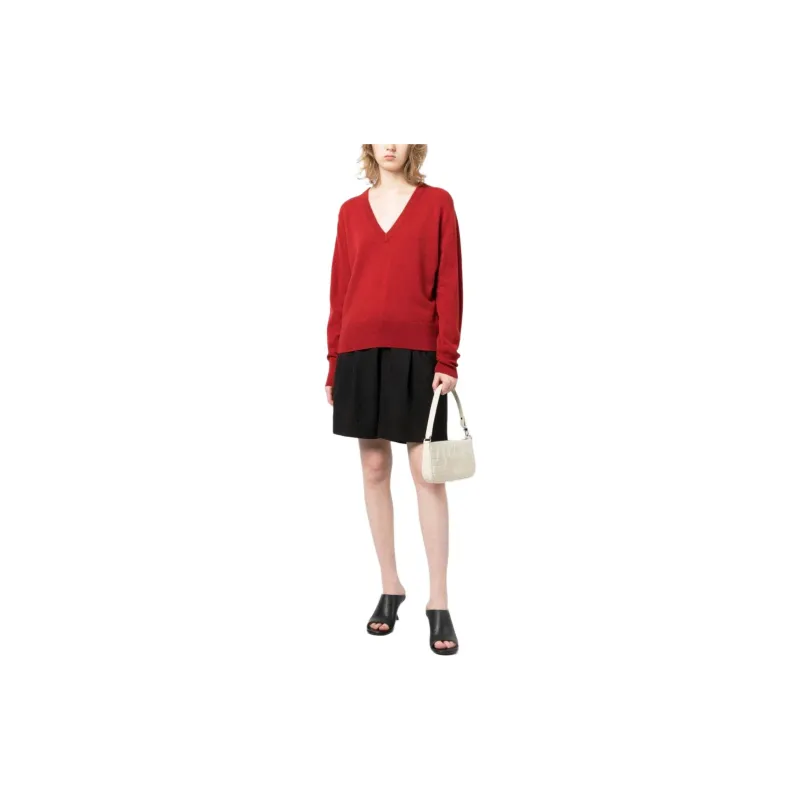 VINCE V neck Wool blend Jumper-1