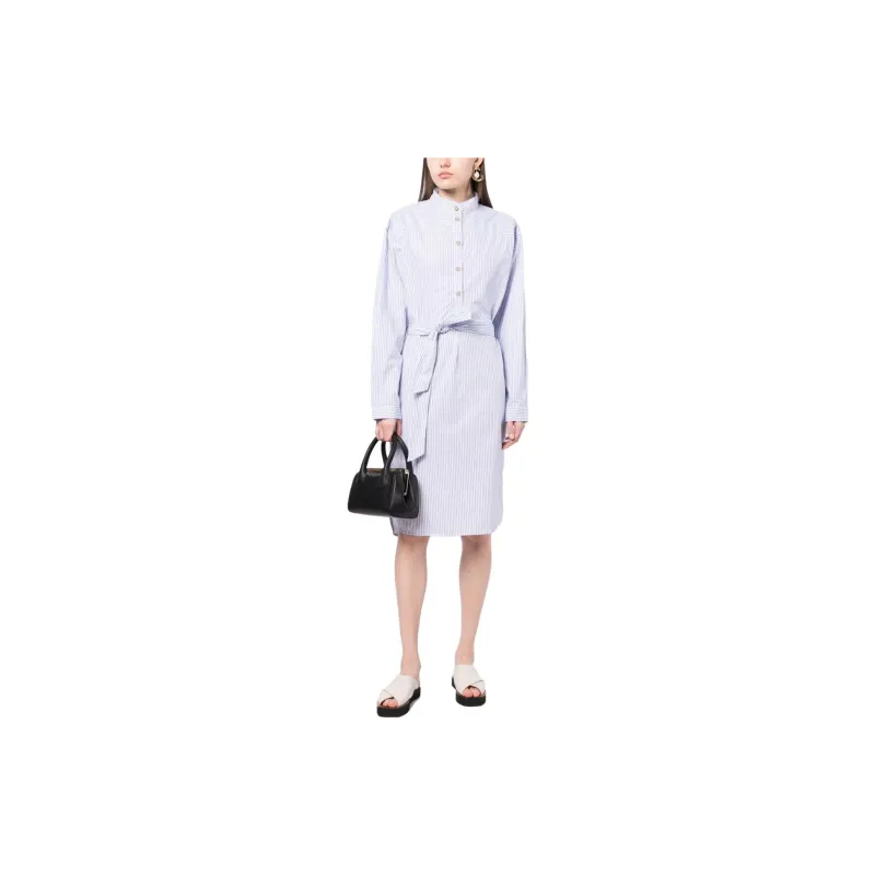 Bonpoint Stripe Shirt Midi Dress-1