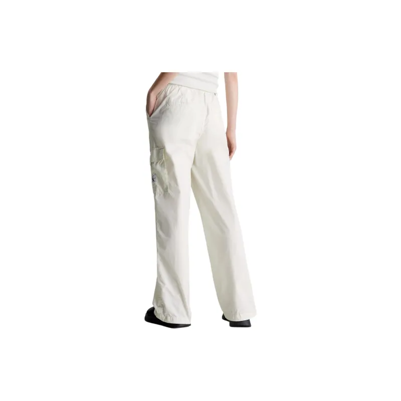 CALVIN KLEIN Cargo Pants Europe Version Women's Ice White-3
