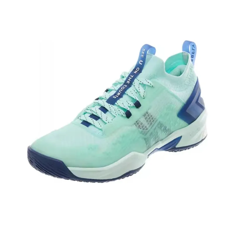 DECATHLON Anti Slip Wear Resistant Low Top Badminton Shoes Men's Green-2