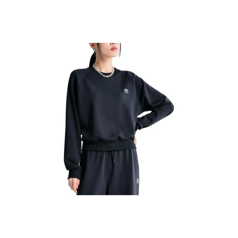 MLB New York Yankees Sweatshirts Women's Black-2