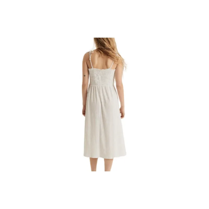 H&M Slip Dress Women's Cream Stripes-2