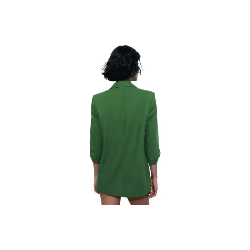 ZARA Business Suit Women's Green-4