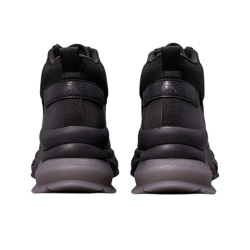 CKJ CALVIN KLEIN JEANS High Top Casual Shoes Women's Black-3