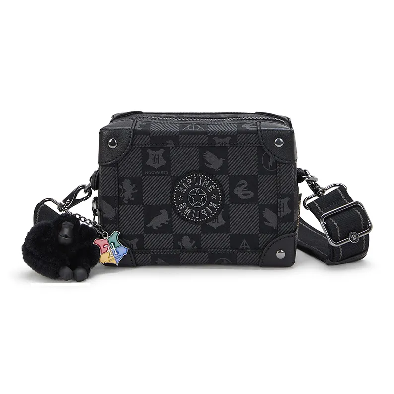 Kipling Polyamide Shoulder Bag, Crossbody Bag Small Size Unisex Black-0