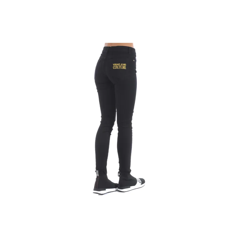 VERSACE JEANS COUTURE Jeans Women's Black-5