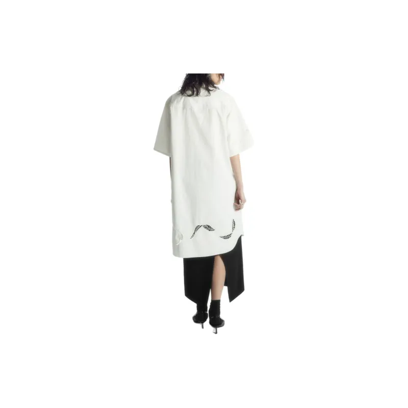 COS Short Sleeved Dresses Women's White-2