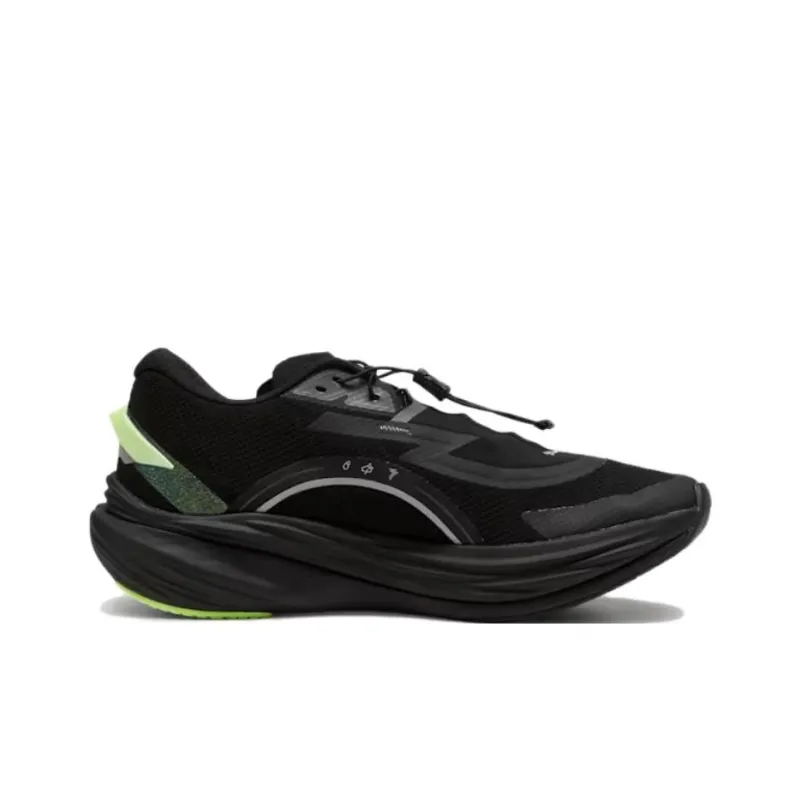 PUMA Deviate NITRO 3 Anti Slip Wear Resistant Low Top Casual Running Shoes Men's Black-1