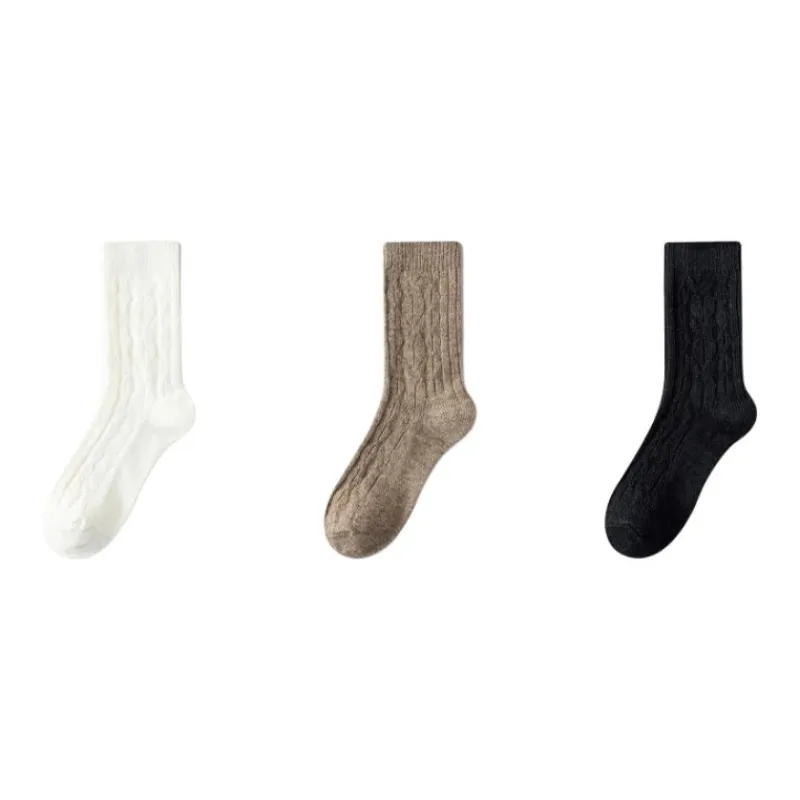 MIIOW Mid Calf Socks Women's Combo Set-3