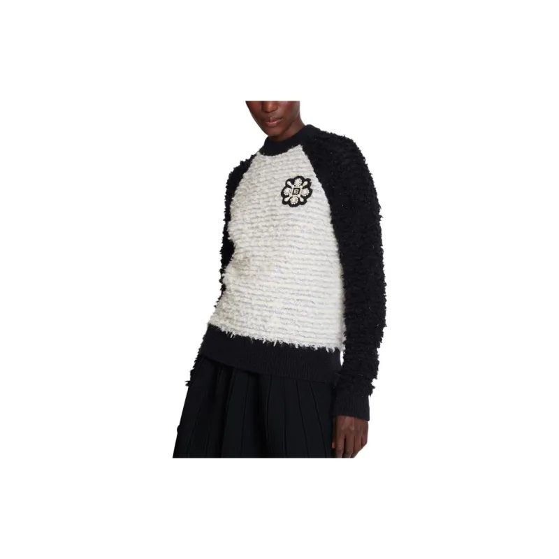 BALMAIN Lurex Tweed Jumper-5