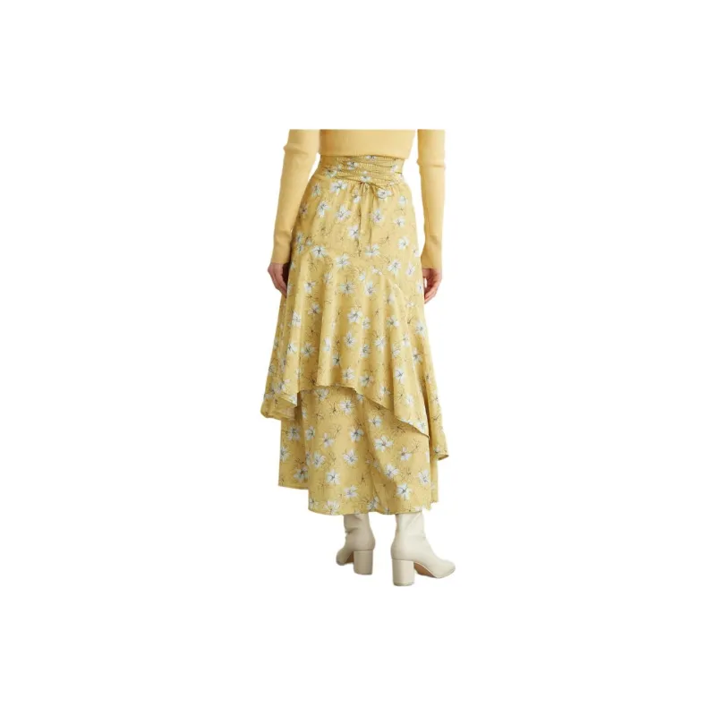 Lily Brown Casual Long Skirts Women's-5