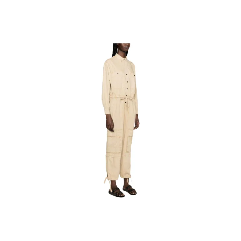 ISABEL MARANT ETOILE Drawstring Pocket Detailed Jumpsuit-3