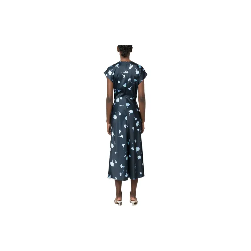 VINCE Sleeveless Dresses Women's Blue-2