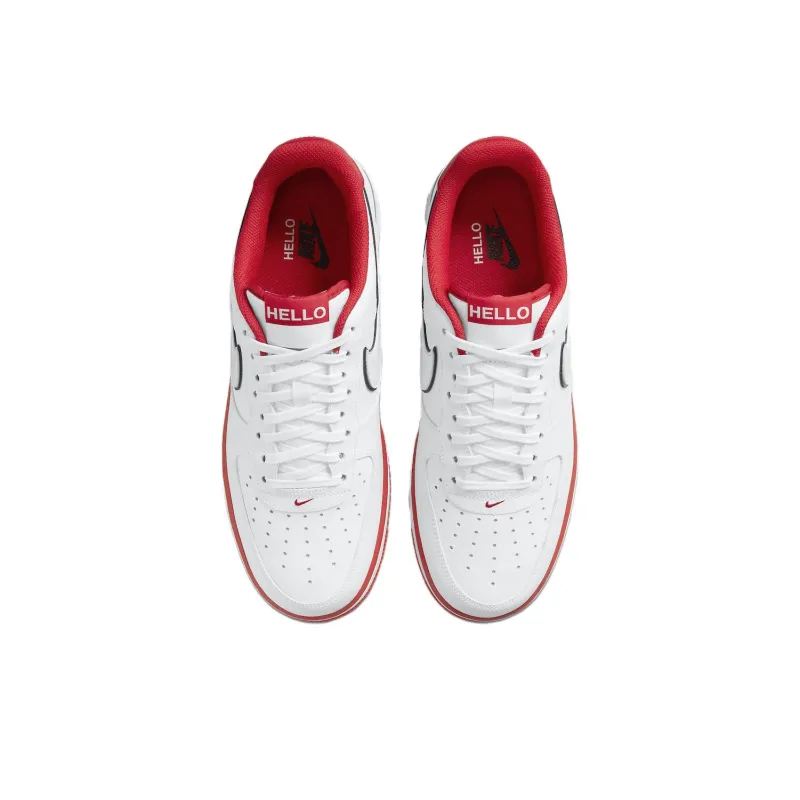 Nike Air Force 1 Low Supreme I/O '07 White Atom Red Women's-2