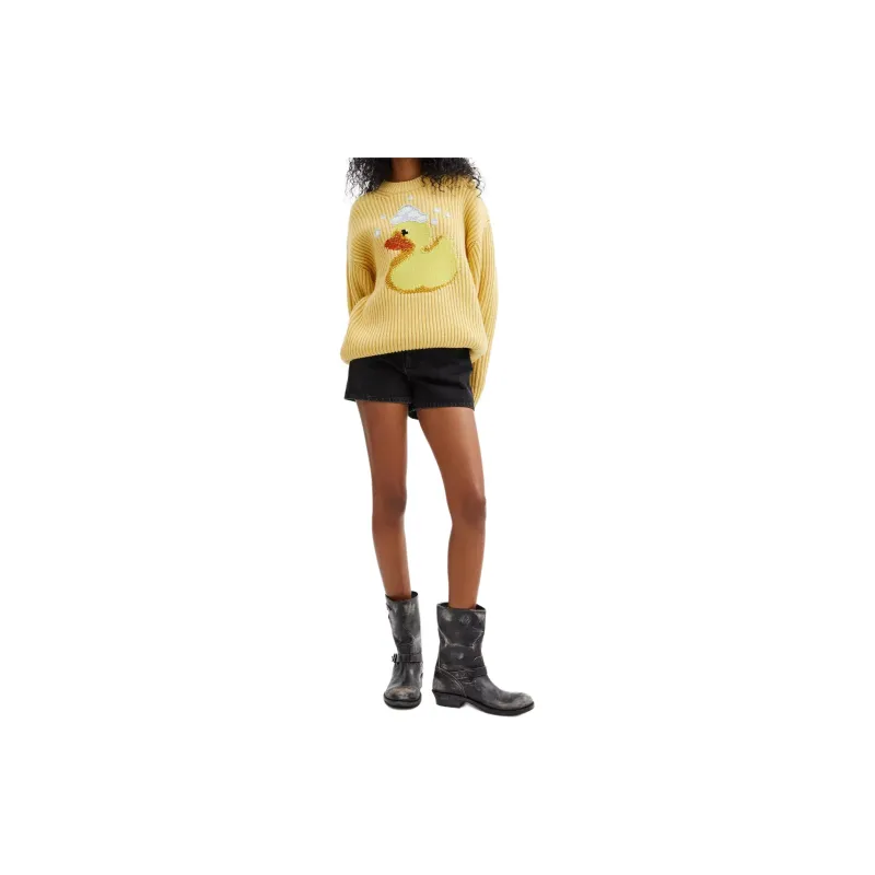 COACH SS25 Sweater Women's Yellow-1