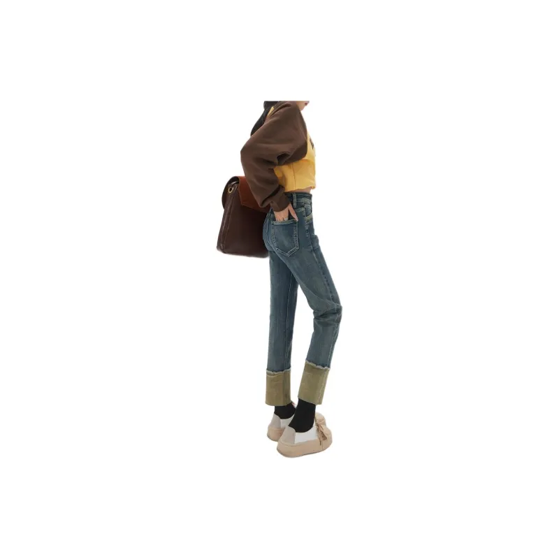 ZNZX Jeans Women's Vintage Blue-2