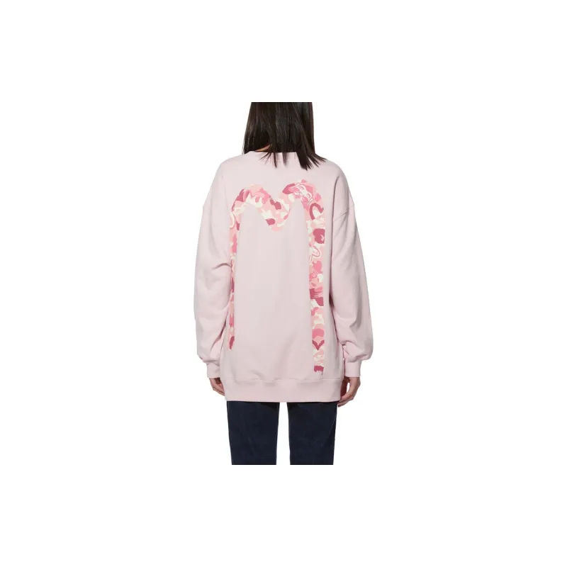 EVISU Sweatshirts Unisex Pink-2
