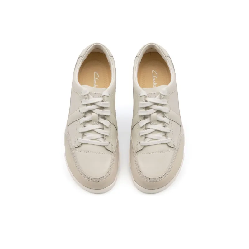 Clarks Trigenic Collection Low Top Casual Shoes Women's White-2