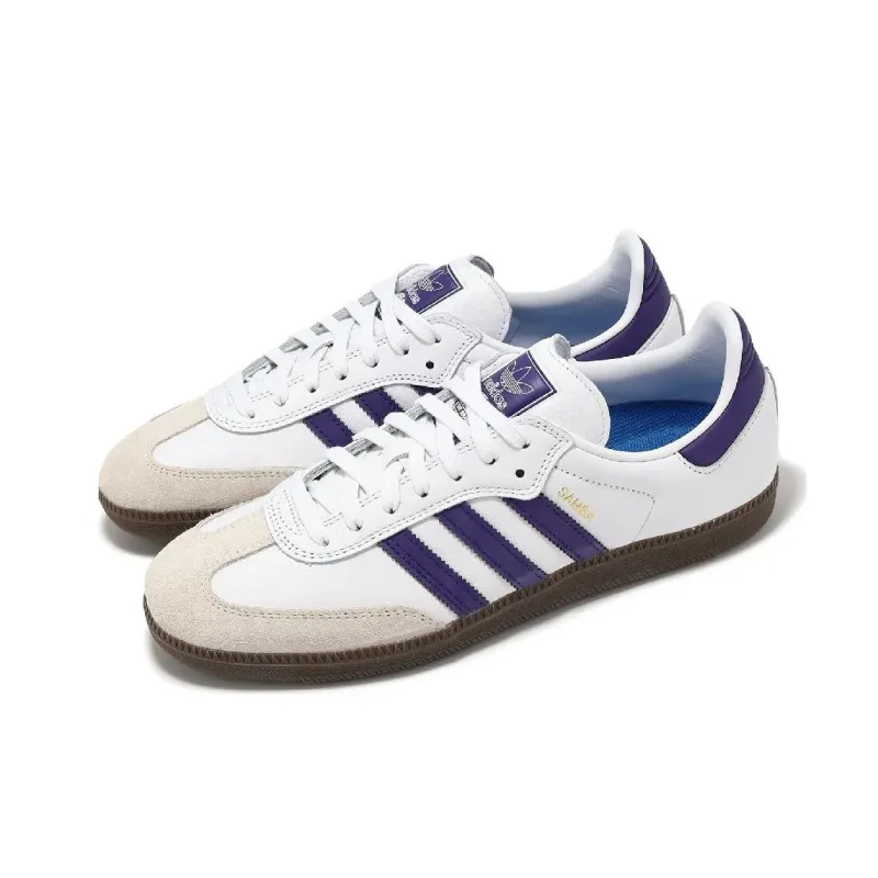 Adidas Samba Adv Cloud White Collegiate Purple-2