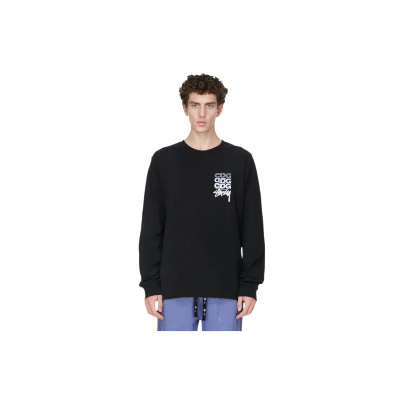 Stussy X Comme Des Garçons Dot Long Sleeve T Shirt-2